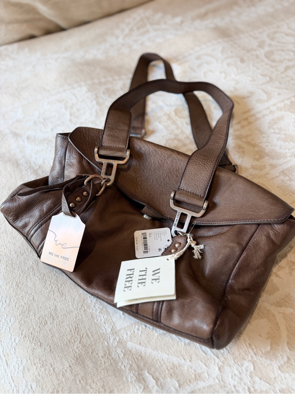 Free People Harper Leather Shoulder Bag